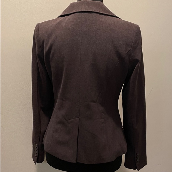 Michel USA Women’s Blazer Size S Brown Professional Business Career Preppy - Picture 7 of 11